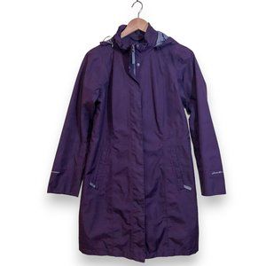 Eddie Bauer Weatheredge Windbreaker/Rain Jacket w/Removable Hood Size PM
